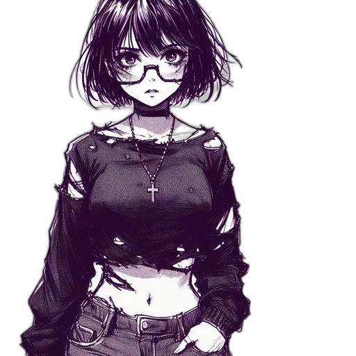 jacket, dress, robot, staff transparent PNG cut-out