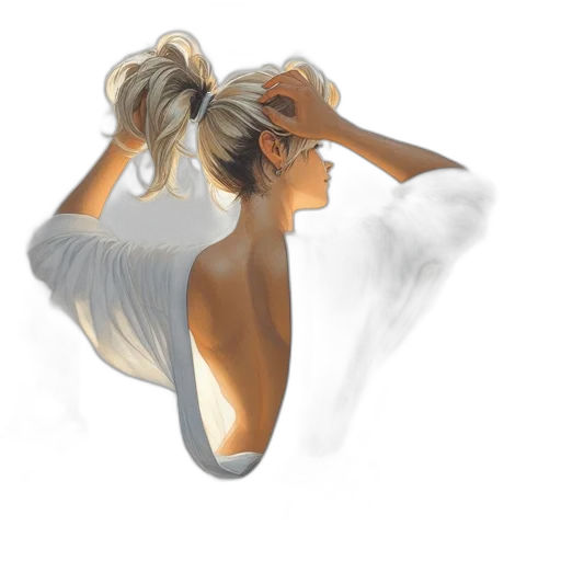 mask, hair, dress, face transparent PNG cut-out