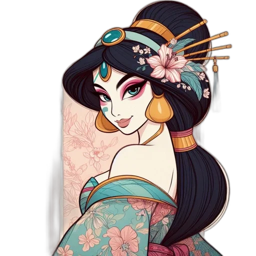 dress, staff, fantasy art, concept art transparent PNG cut-out