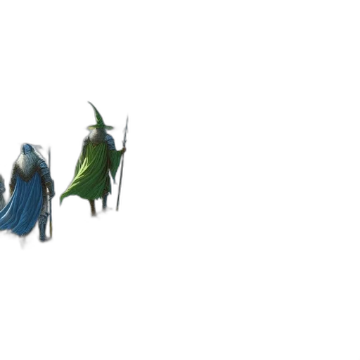 dragon, staff, umbrella, creature transparent PNG cut-out