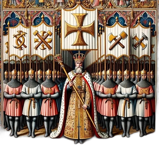staff, crown, sword, concept art transparent PNG cut-out