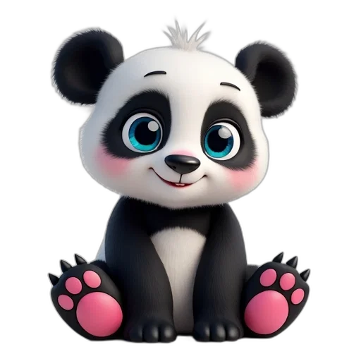 animal, 3d render, concept art, cartoon transparent PNG cut-out