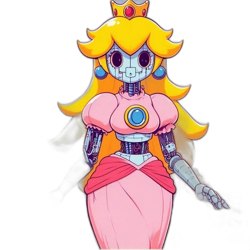 crown, dress, robot, jewelry transparent PNG cut-out