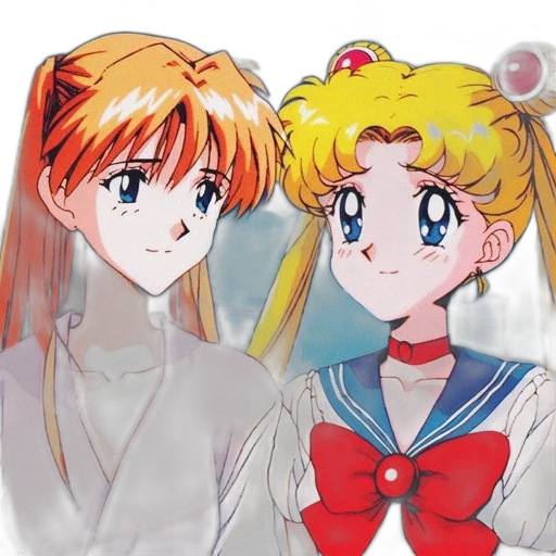 crown, anime, vaporwave, cartoon transparent PNG cut-out