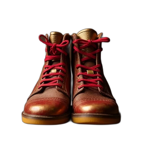 shoes, 3d render, photorealistic, red transparent PNG cut-out