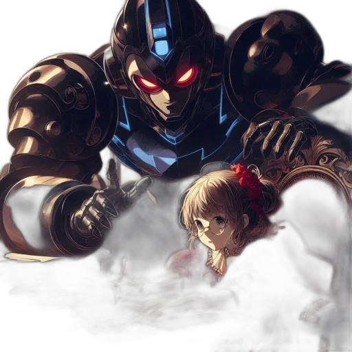 robot, weapon, sword, concept art transparent PNG cut-out