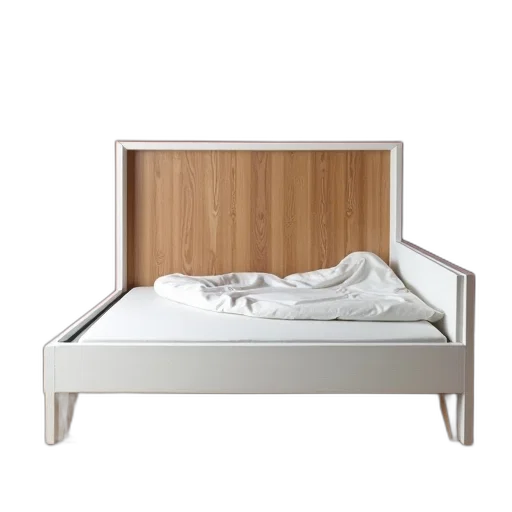 furniture, 3d render, white, rectangular transparent PNG cut-out