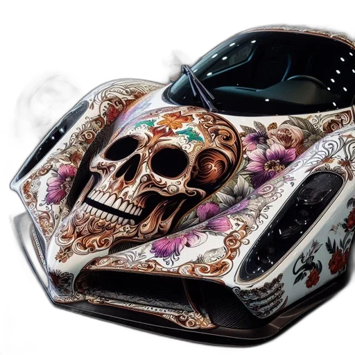 car, mask, jewelry, photorealistic transparent PNG cut-out