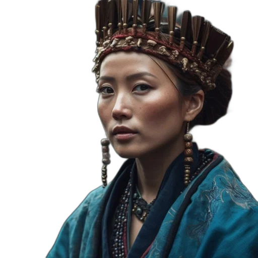 crown, face, jewelry, staff transparent PNG cut-out