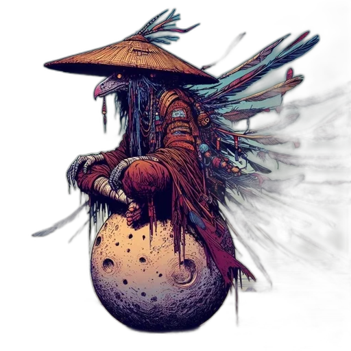 dragon, mask, creature, hat transparent PNG cut-out