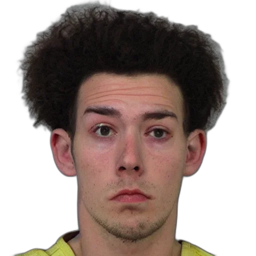 hair, face, staff, hat transparent PNG cut-out