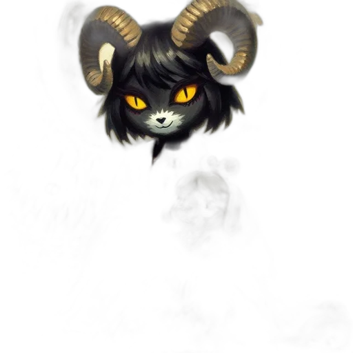 dragon, mask, creature, staff transparent PNG cut-out