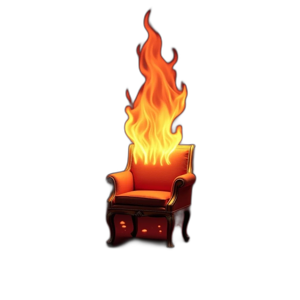 furniture, crown, jacket, 3d render transparent PNG cut-out