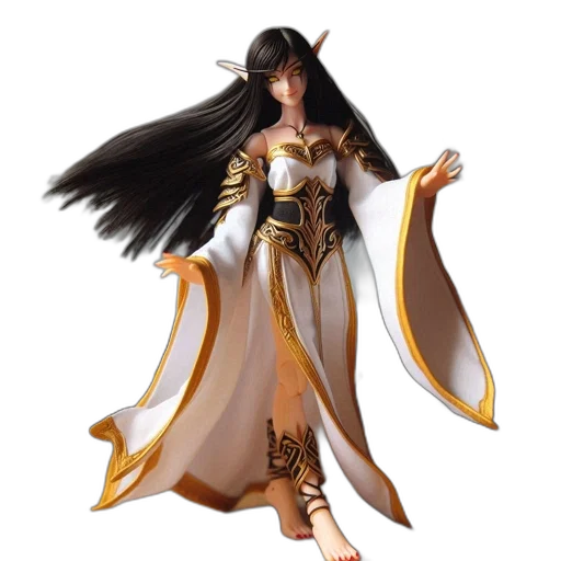 fantasy art, concept art, 3d render, golden transparent PNG cut-out