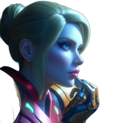 face, staff, robot, weapon transparent PNG cut-out