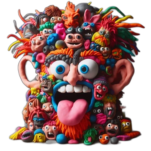 mask, crown, face, creature transparent PNG cut-out