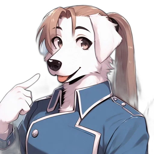staff, animal, jacket, face transparent PNG cut-out