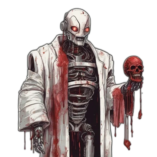 mask, robot, creature, concept art transparent PNG cut-out