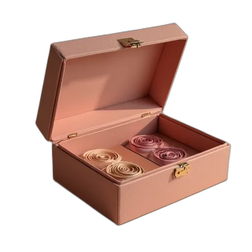 shoes, jewelry, 3d render, box transparent PNG cut-out