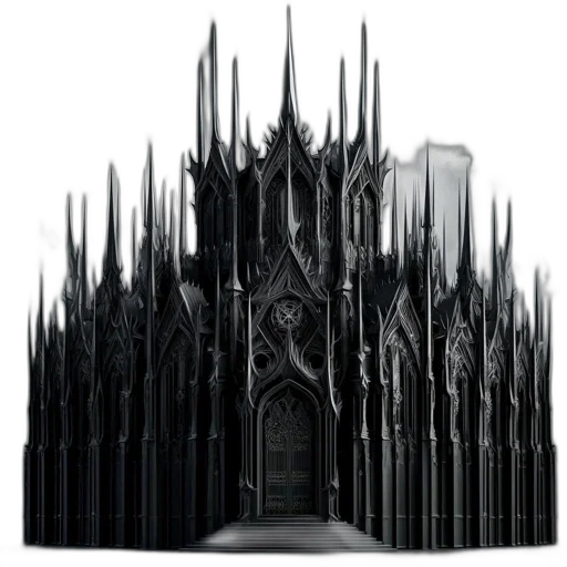 crown, building, sword, concept art transparent PNG cut-out