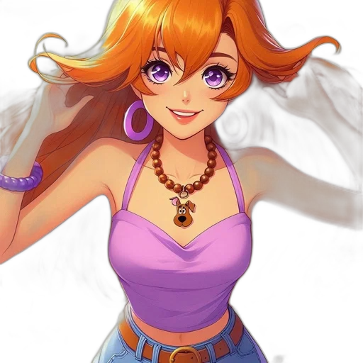 dress, jewelry, face, anime transparent PNG cut-out