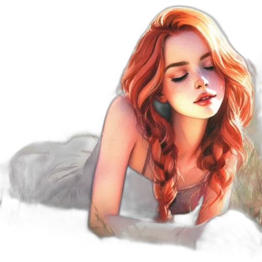 dress, watercolor, fantasy art, photorealistic transparent PNG cut-out