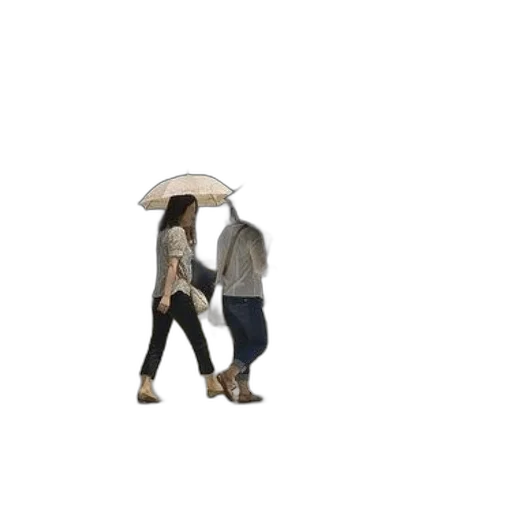 umbrella, jacket, hat, 3d render transparent PNG cut-out