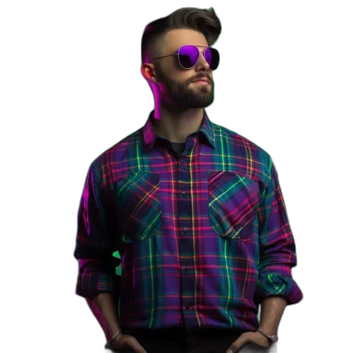 jacket, face, robot, hair transparent PNG cut-out