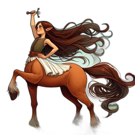 hair, fantasy art, concept art, pixel art transparent PNG cut-out