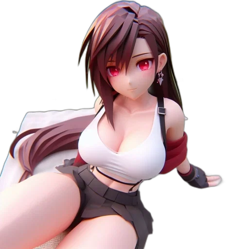3d render, concept art, photorealistic, anime transparent PNG cut-out