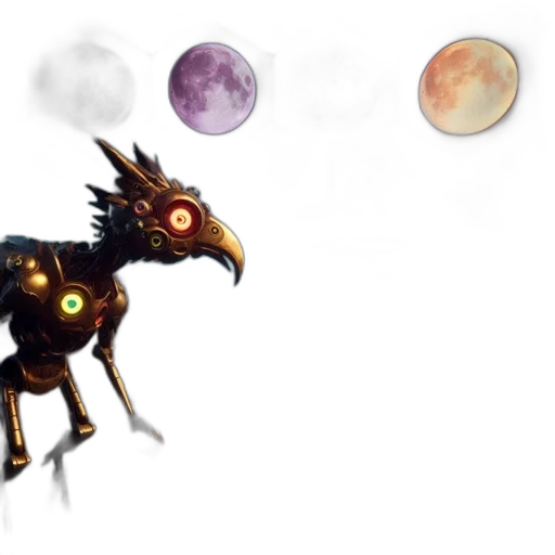 dragon, creature, robot, concept art transparent PNG cut-out