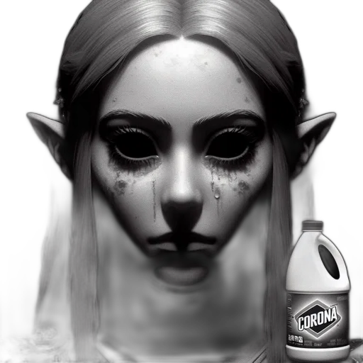 mask, bottle, face, creature transparent PNG cut-out