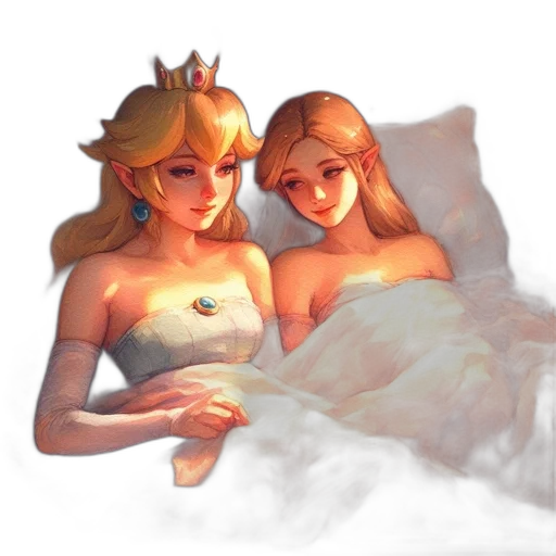 crown, dress, concept art, pixel art transparent PNG cut-out