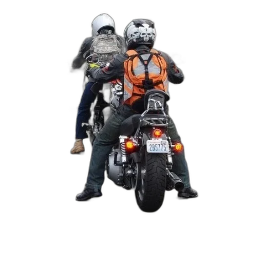 jacket, motorcyclists, wearing, helmets transparent PNG cut-out