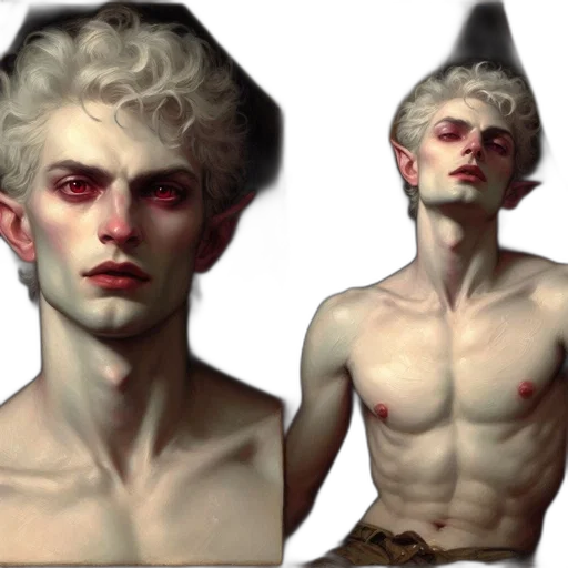 face, concept art, fantasy art, photorealistic transparent PNG cut-out