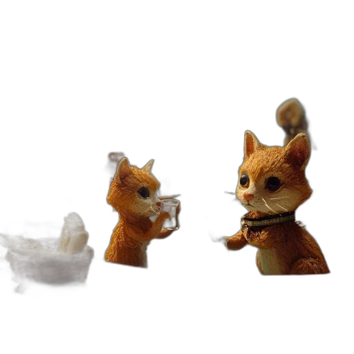 food, 3d render, concept art, photorealistic transparent PNG cut-out