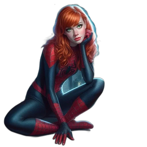 comic book art, concept art, fantasy art, cartoon transparent PNG cut-out