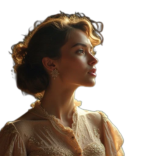crown, dress, jewelry, face transparent PNG cut-out
