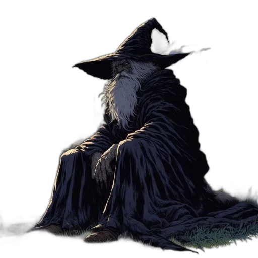 creature, staff, mask, dragon transparent PNG cut-out