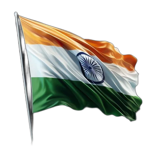 indian, national, flag, waves transparent PNG cut-out