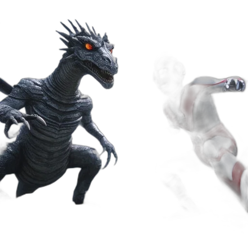 dragon, creature, concept art, 3d render transparent PNG cut-out