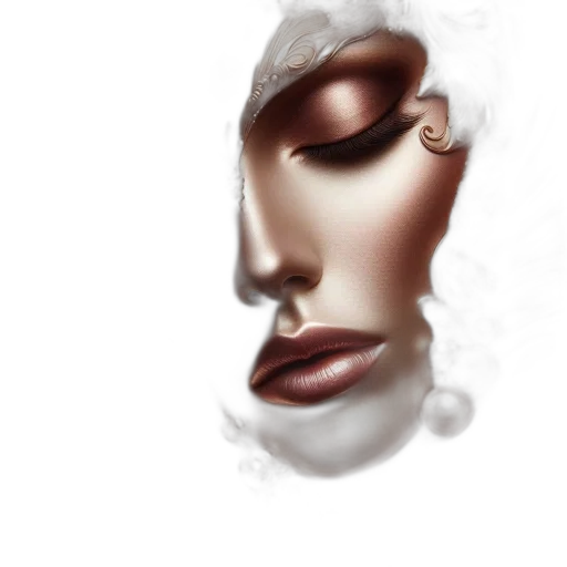 face, mask, crown, hair transparent PNG cut-out