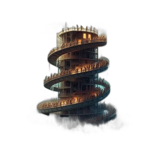 building, furniture, concept art, 3d render transparent PNG cut-out