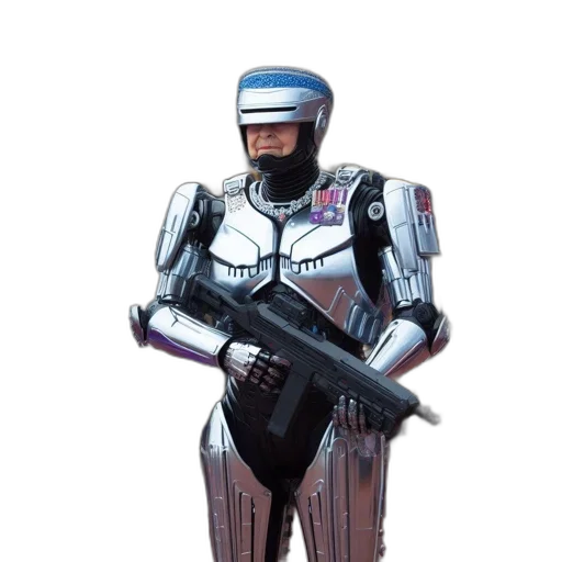 robot, staff, weapon, sword transparent PNG cut-out