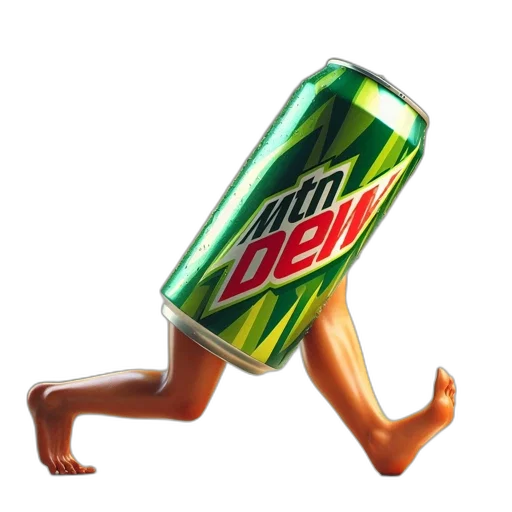 bottle, food, creature, robot transparent PNG cut-out
