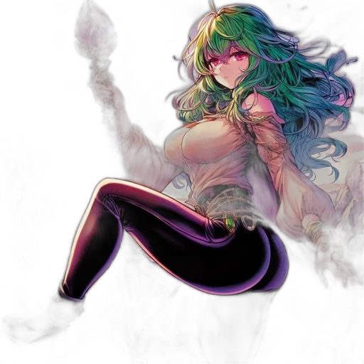 staff, dress, weapon, dragon transparent PNG cut-out