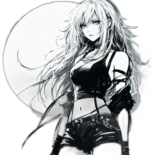 dragon, dress, staff, weapon transparent PNG cut-out