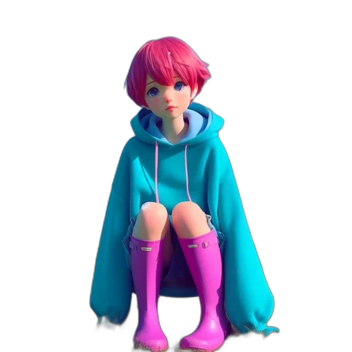 jacket, dress, robot, creature transparent PNG cut-out