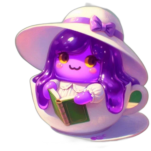 hat, staff, crown, vaporwave transparent PNG cut-out