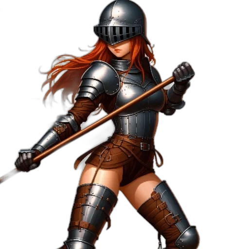 sword, staff, weapon, fantasy art transparent PNG cut-out